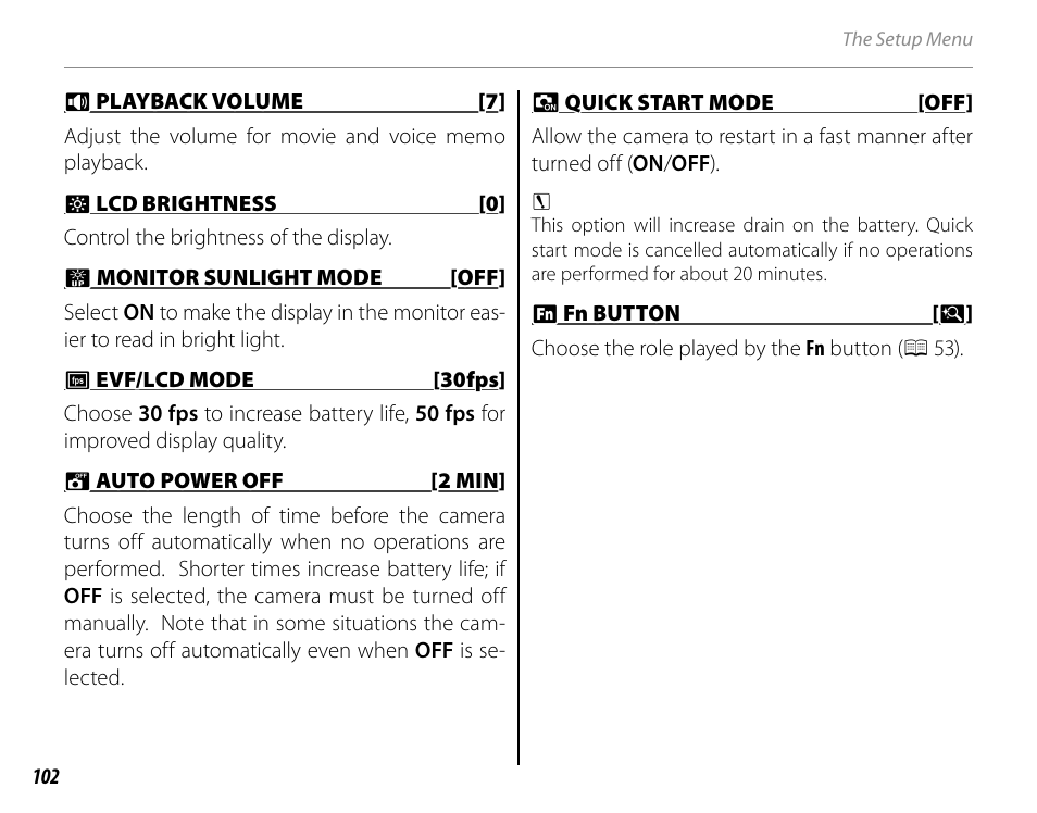 FujiFilm FinePix HS30EXR User Manual | Page 116 / 146