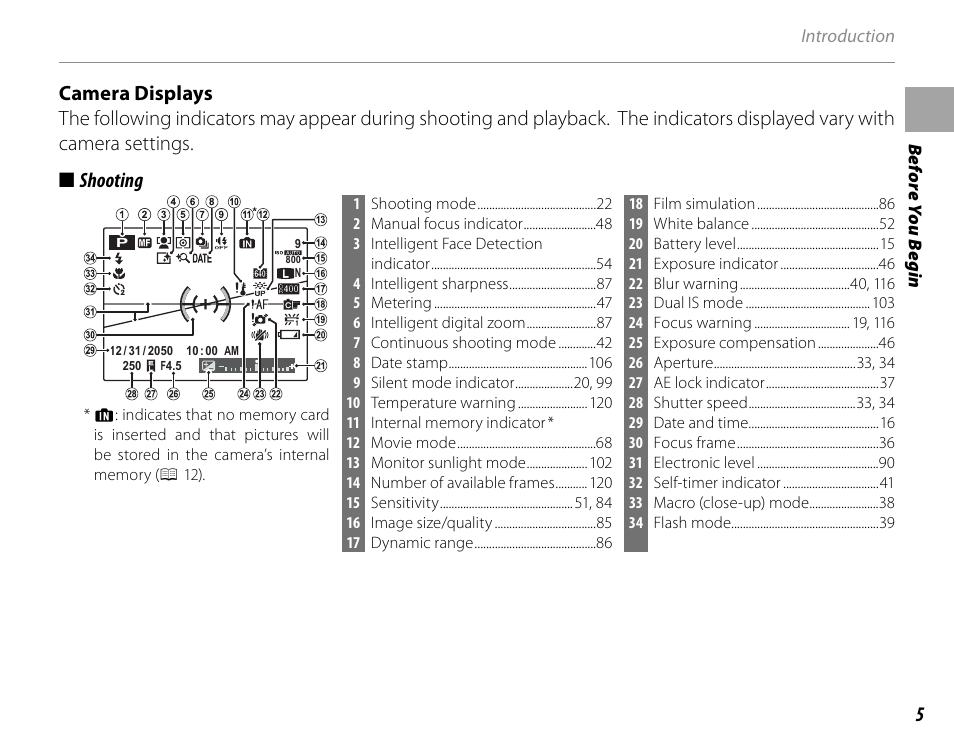 FujiFilm FinePix HS30EXR User Manual | Page 19 / 146