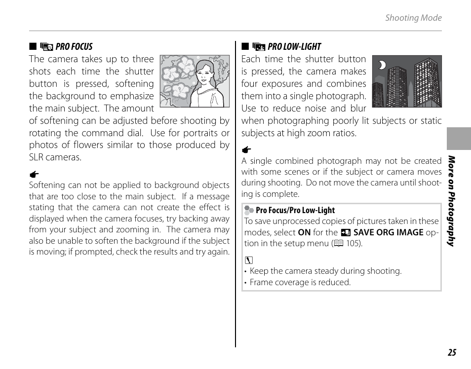 FujiFilm FinePix HS30EXR User Manual | Page 39 / 146