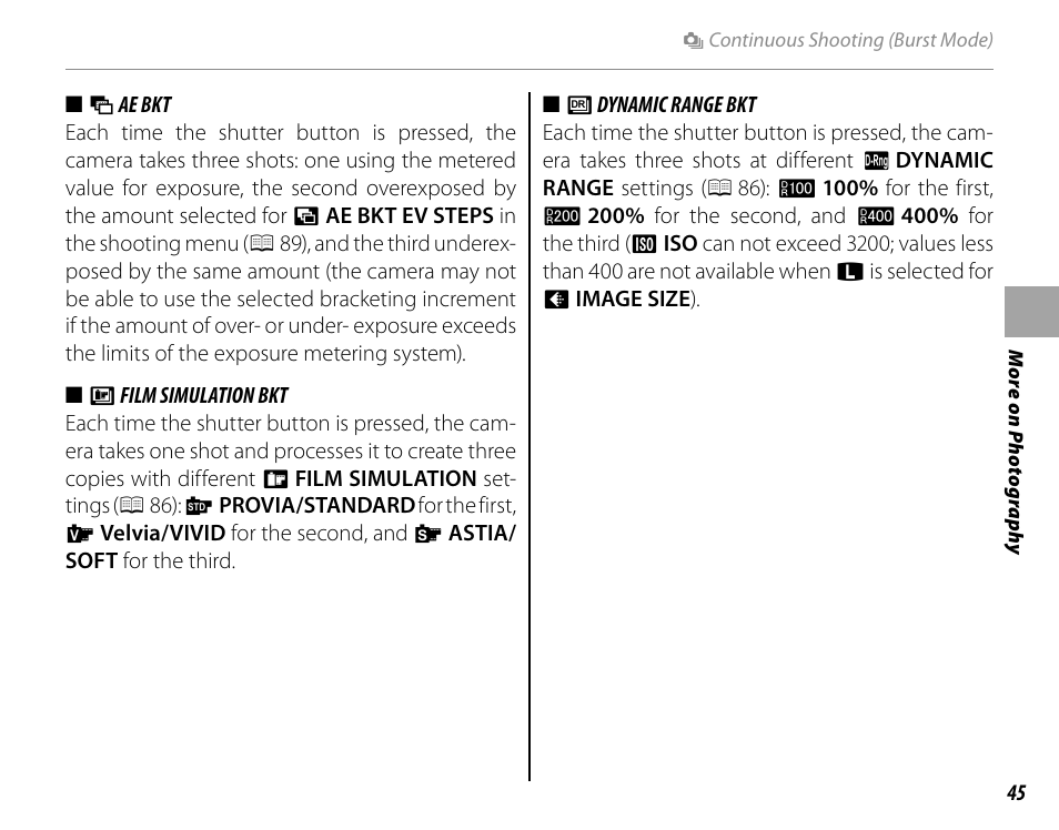 FujiFilm FinePix HS30EXR User Manual | Page 59 / 146