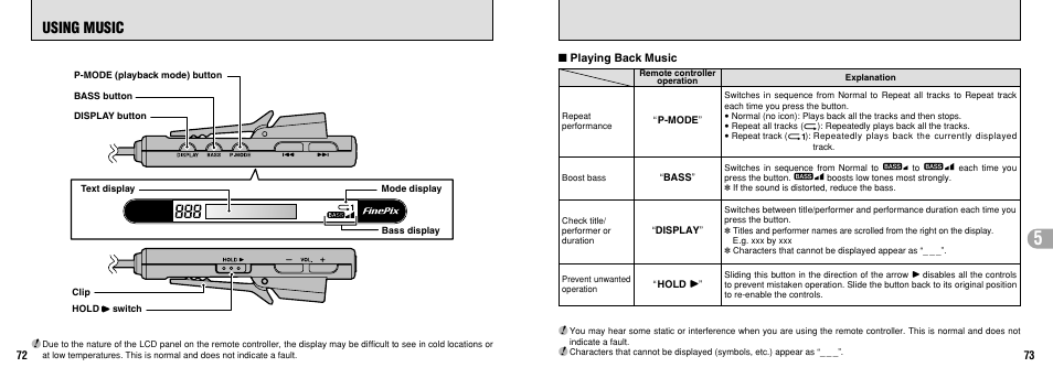 Using music | FujiFilm FinePix30i User Manual | Page 37 / 59