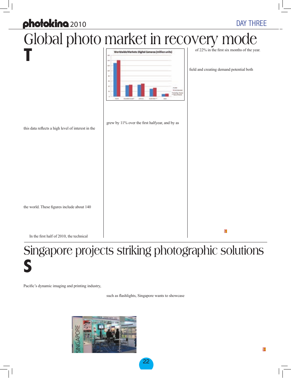 Global photo market in recovery mode, Singapore projects striking photographic solutions, Day three | FujiFilm FinePix Real 3D W3 User Manual | Page 24 / 28