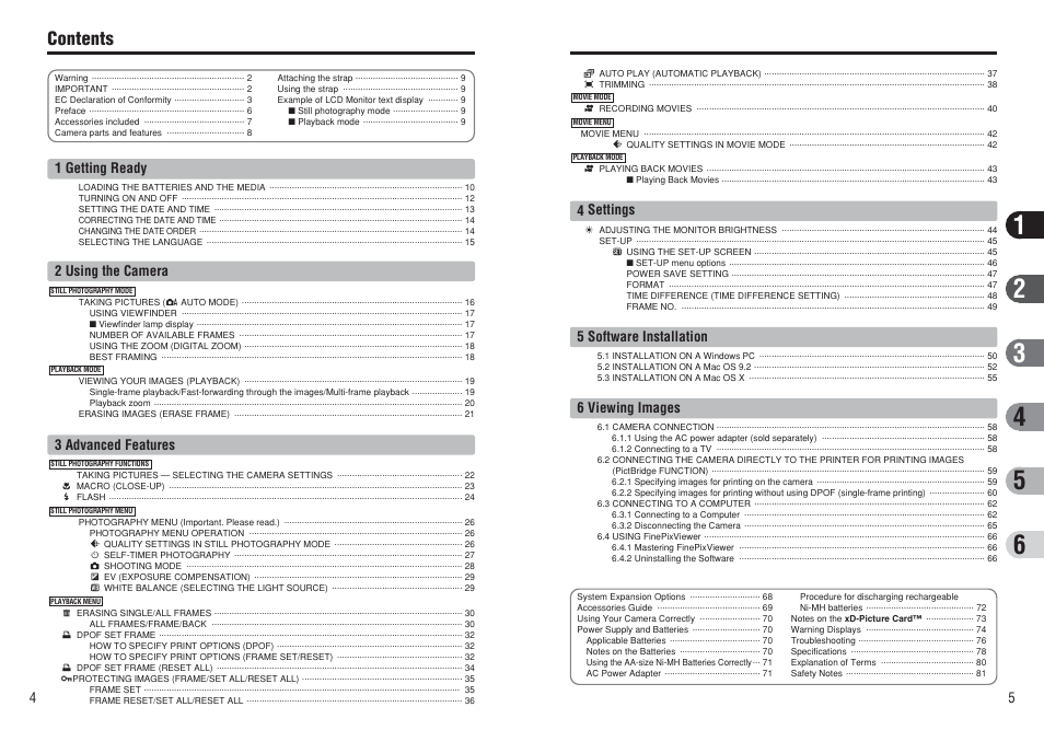 FujiFilm FinePix A120 User Manual | Page 3 / 43