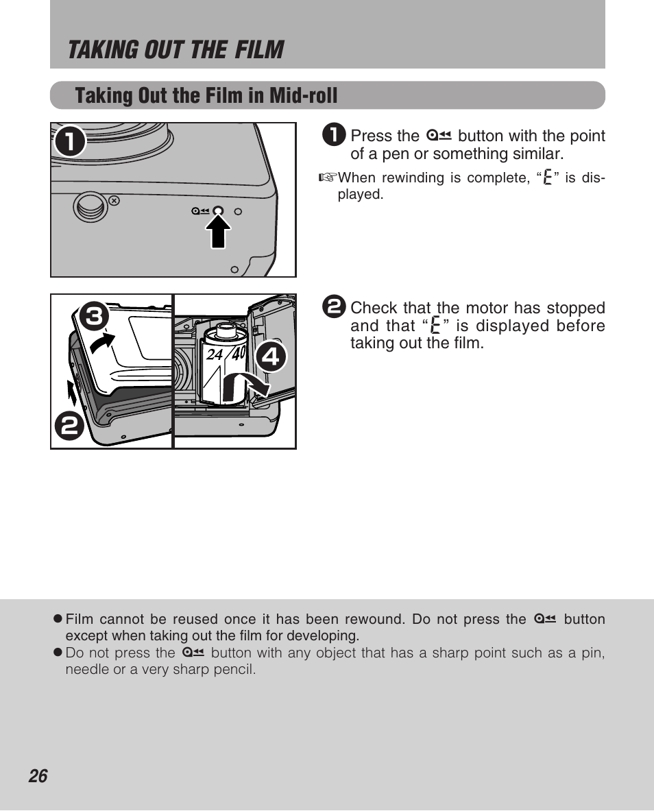 FujiFilm Zoom Date 160ez User Manual | Page 28 / 51