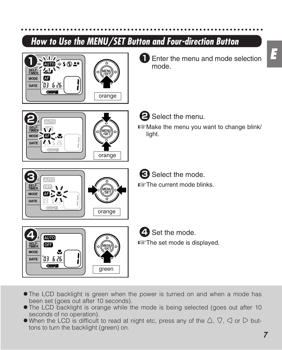 FujiFilm Zoom Date 160ez User Manual | Page 9 / 51