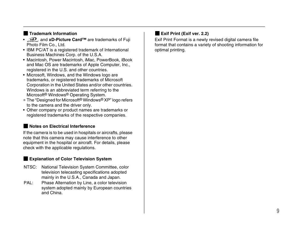 FujiFilm FinePix A400 User Manual | Page 9 / 132