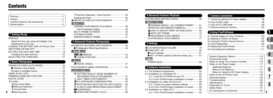 FujiFilm FinePix 3800 User Manual | Page 3 / 69