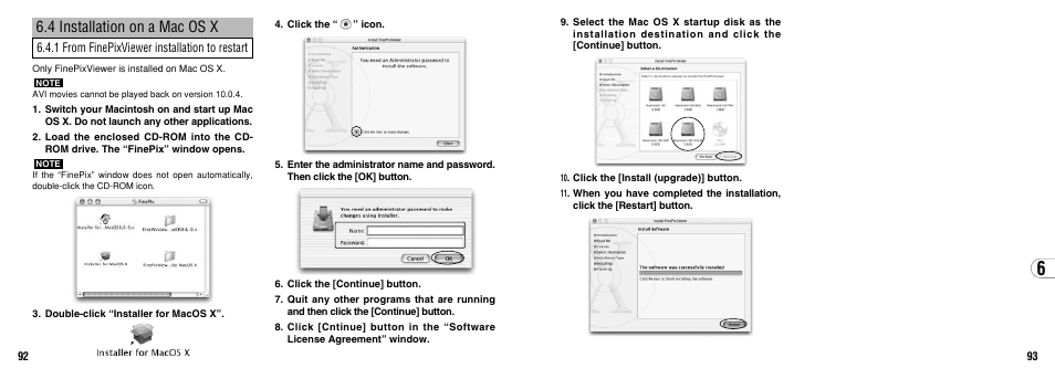 4 installation on a mac os x | FujiFilm FinePix 3800 User Manual | Page 47 / 69