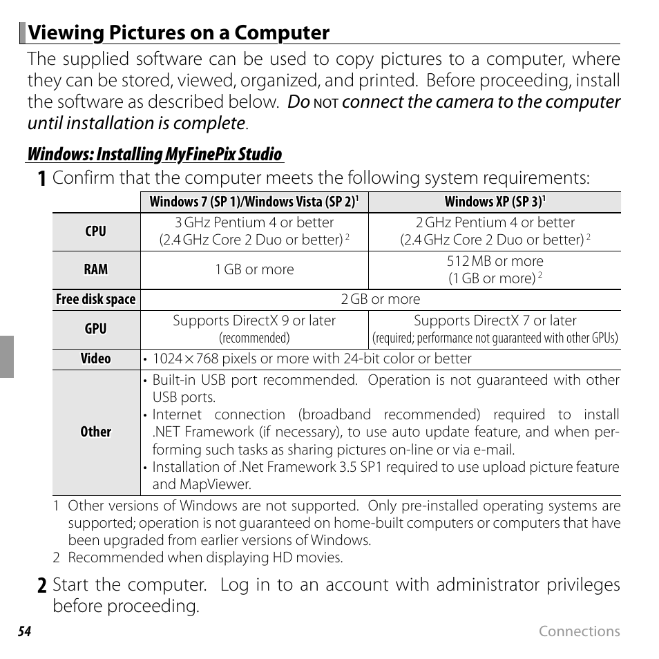 Viewing pictures on a computer | FujiFilm FinePix JX500 User Manual | Page 68 / 122