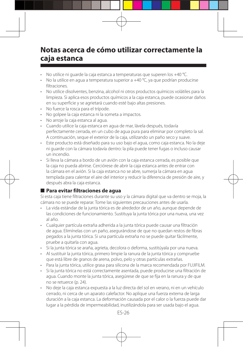 FujiFilm WP-FXF500 User Manual | Page 136 / 140