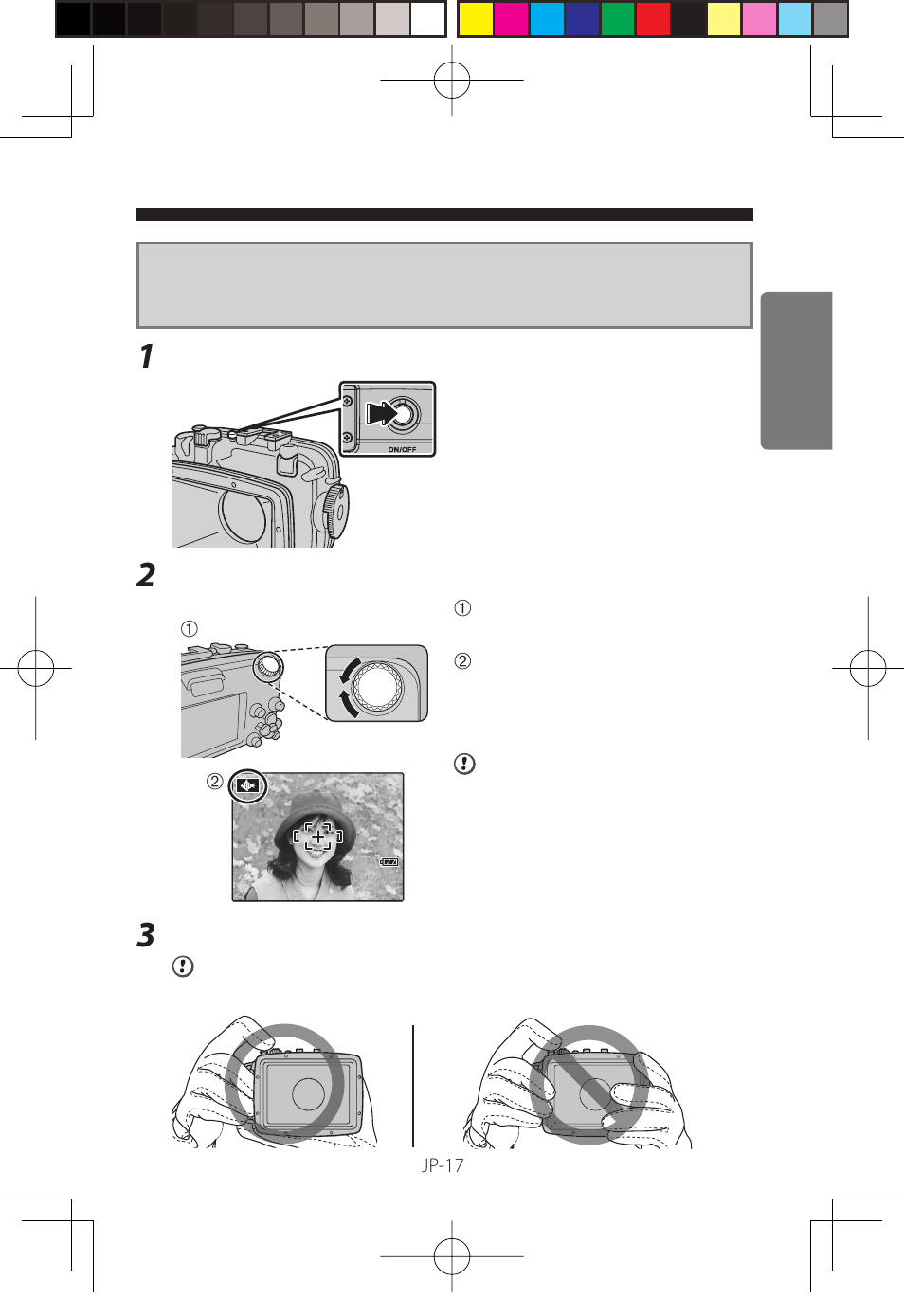 FujiFilm WP-FXF500 User Manual | Page 17 / 140