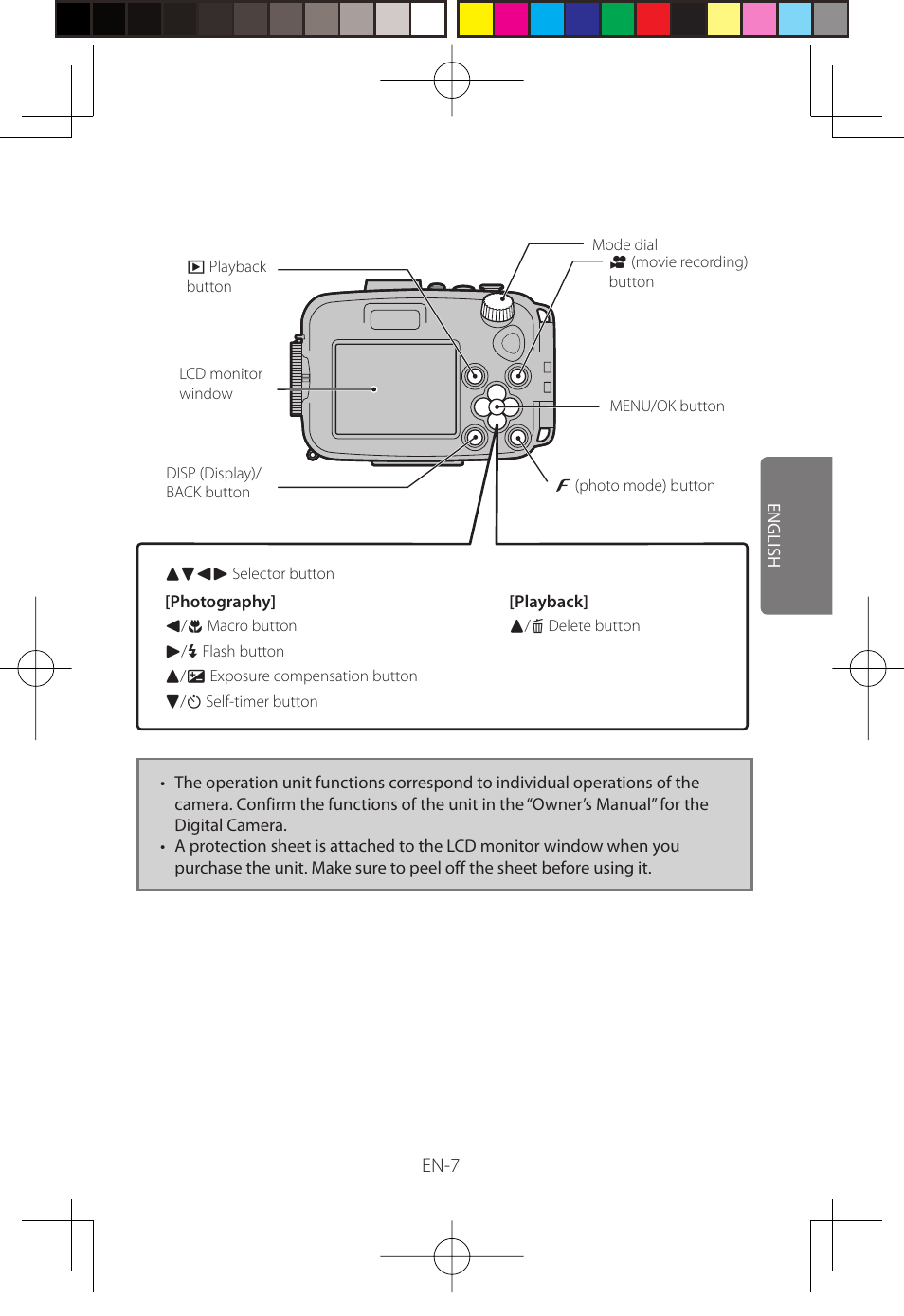En-7 | FujiFilm WP-FXF500 User Manual | Page 39 / 140