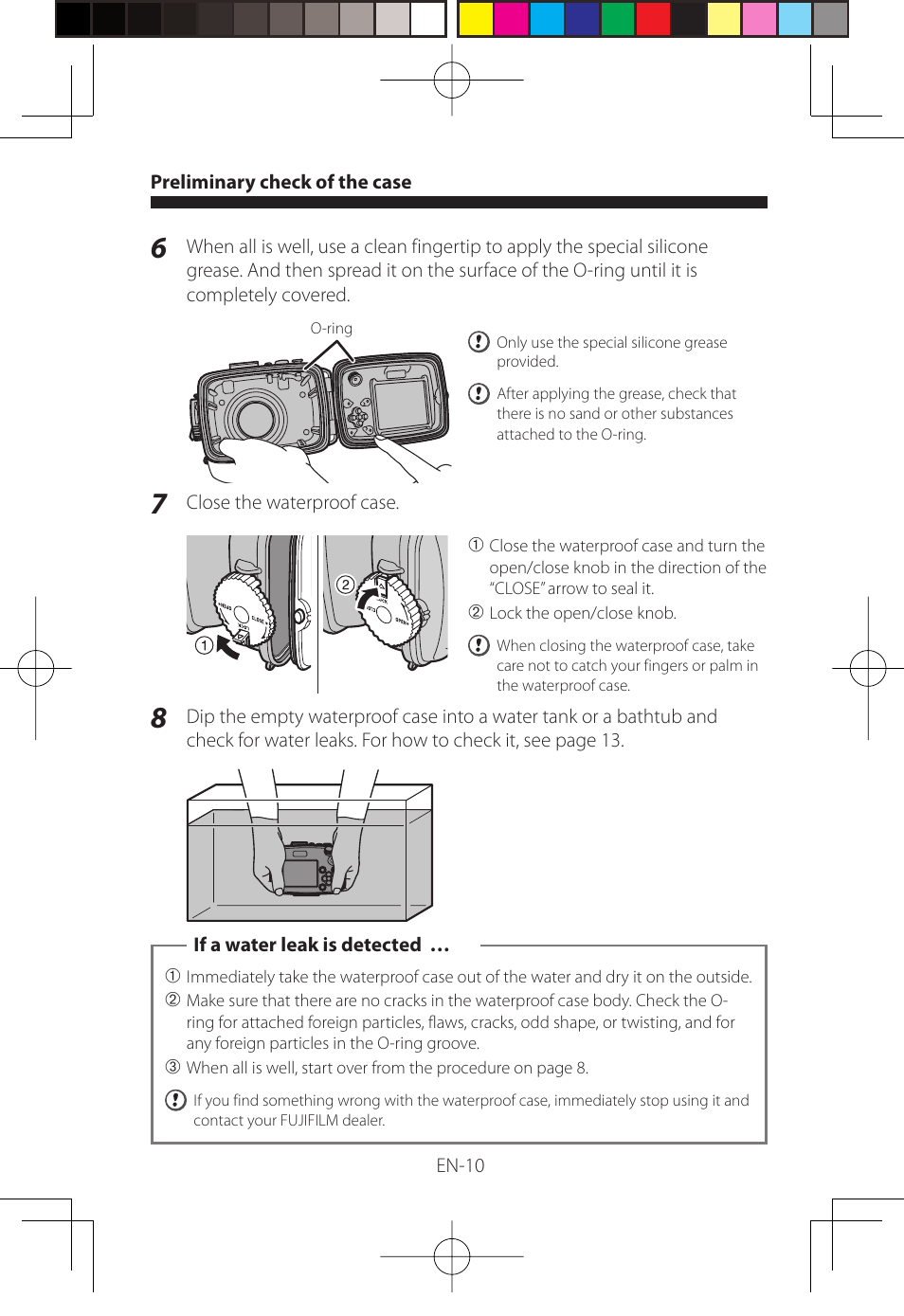 FujiFilm WP-FXF500 User Manual | Page 42 / 140