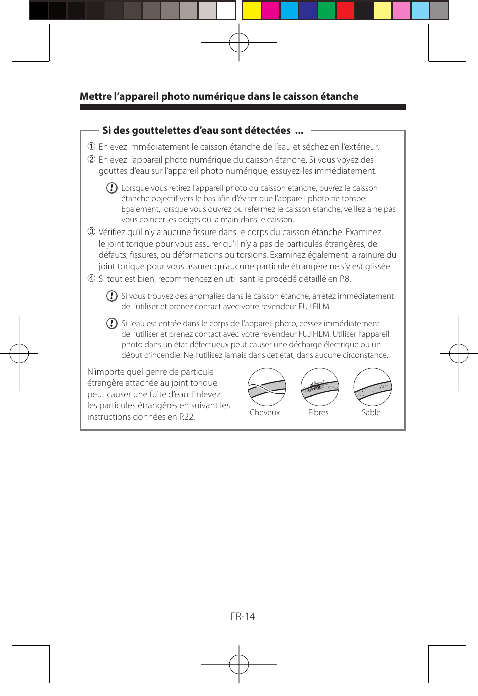 FujiFilm WP-FXF500 User Manual | Page 72 / 140