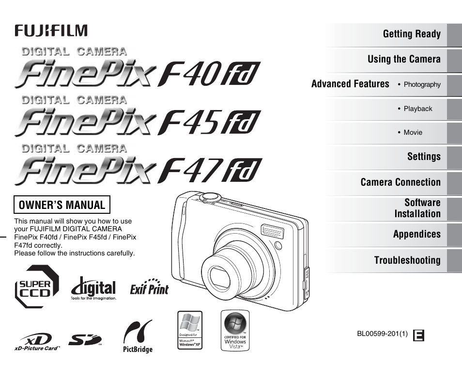 FujiFilm F45fd User Manual | 180 pages