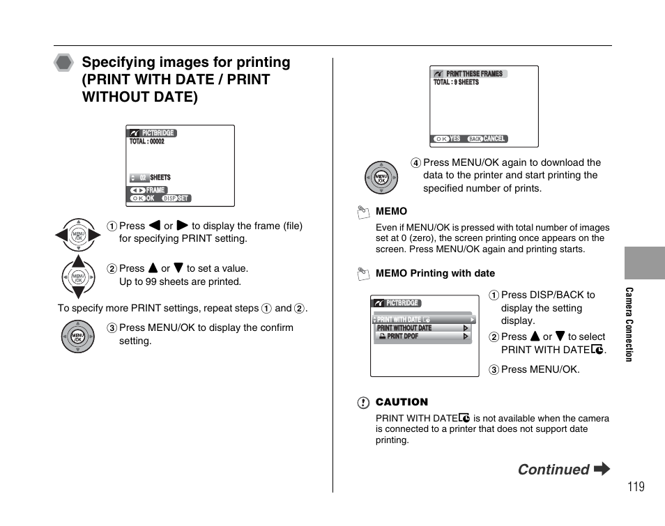 Continued q | FujiFilm F45fd User Manual | Page 119 / 180