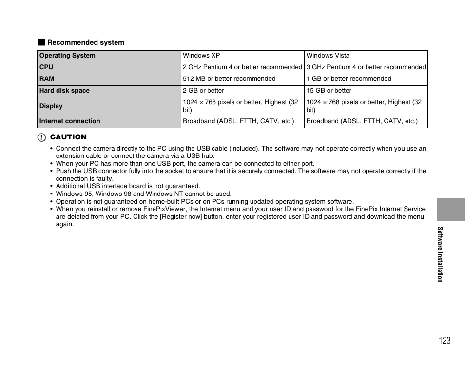 FujiFilm F45fd User Manual | Page 123 / 180