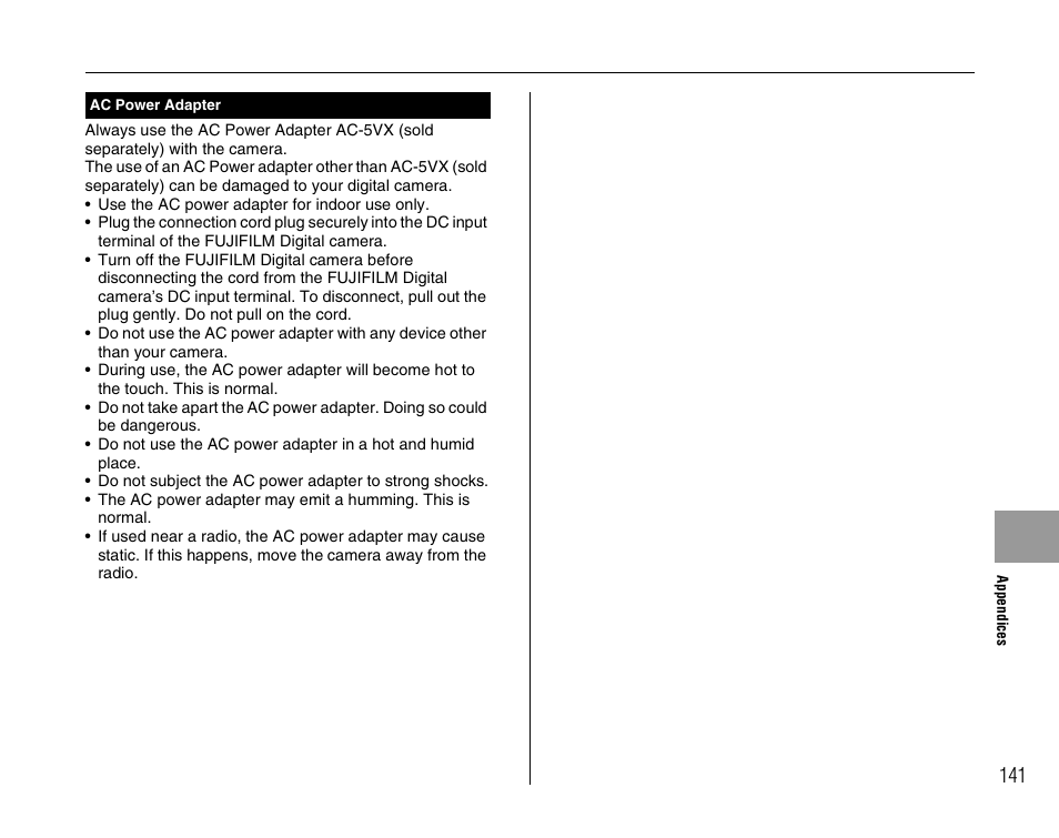 FujiFilm F45fd User Manual | Page 141 / 180