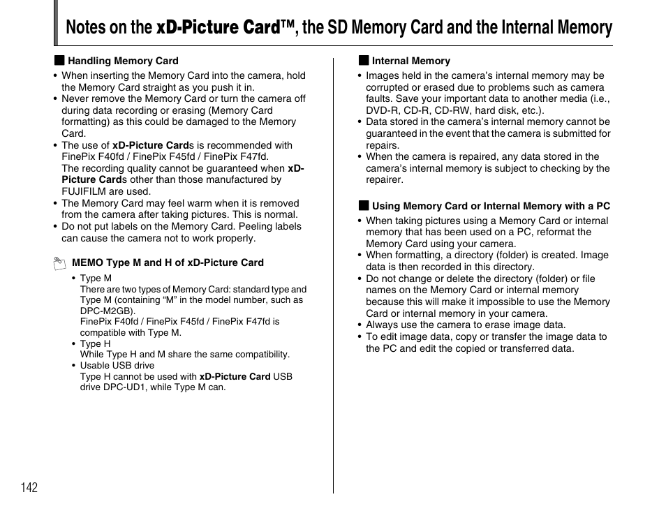 FujiFilm F45fd User Manual | Page 142 / 180