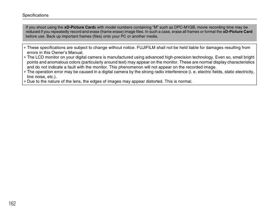 FujiFilm F45fd User Manual | Page 162 / 180