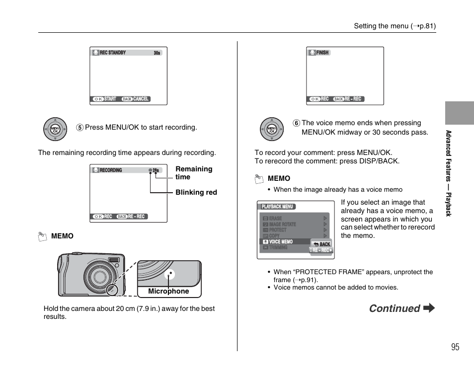 Continued q | FujiFilm F45fd User Manual | Page 95 / 180