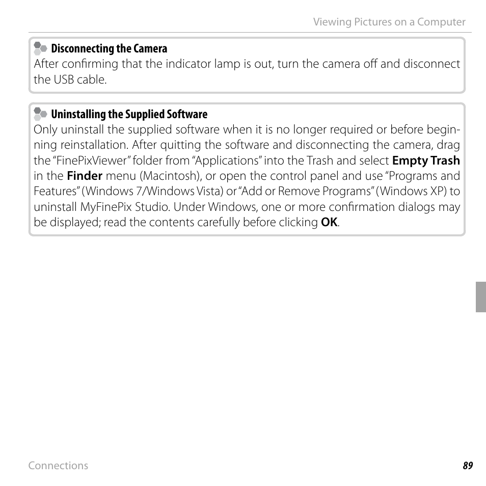 FujiFilm FinePix F750EXR User Manual | Page 107 / 164