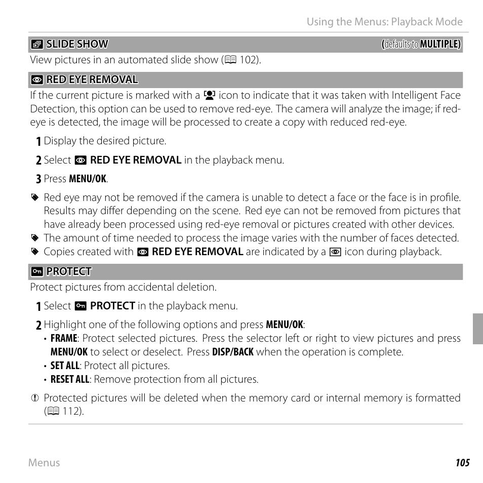 FujiFilm FinePix F750EXR User Manual | Page 123 / 164