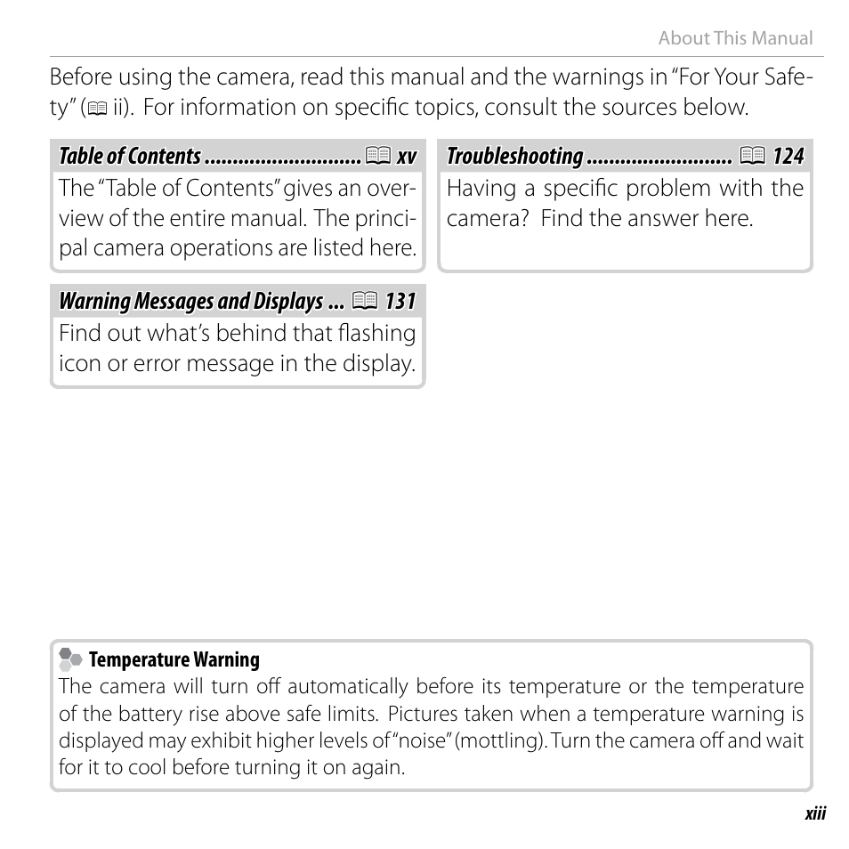 FujiFilm FinePix F750EXR User Manual | Page 13 / 164