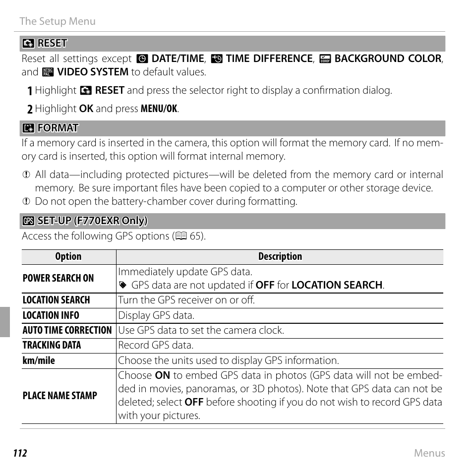 FujiFilm FinePix F750EXR User Manual | Page 130 / 164