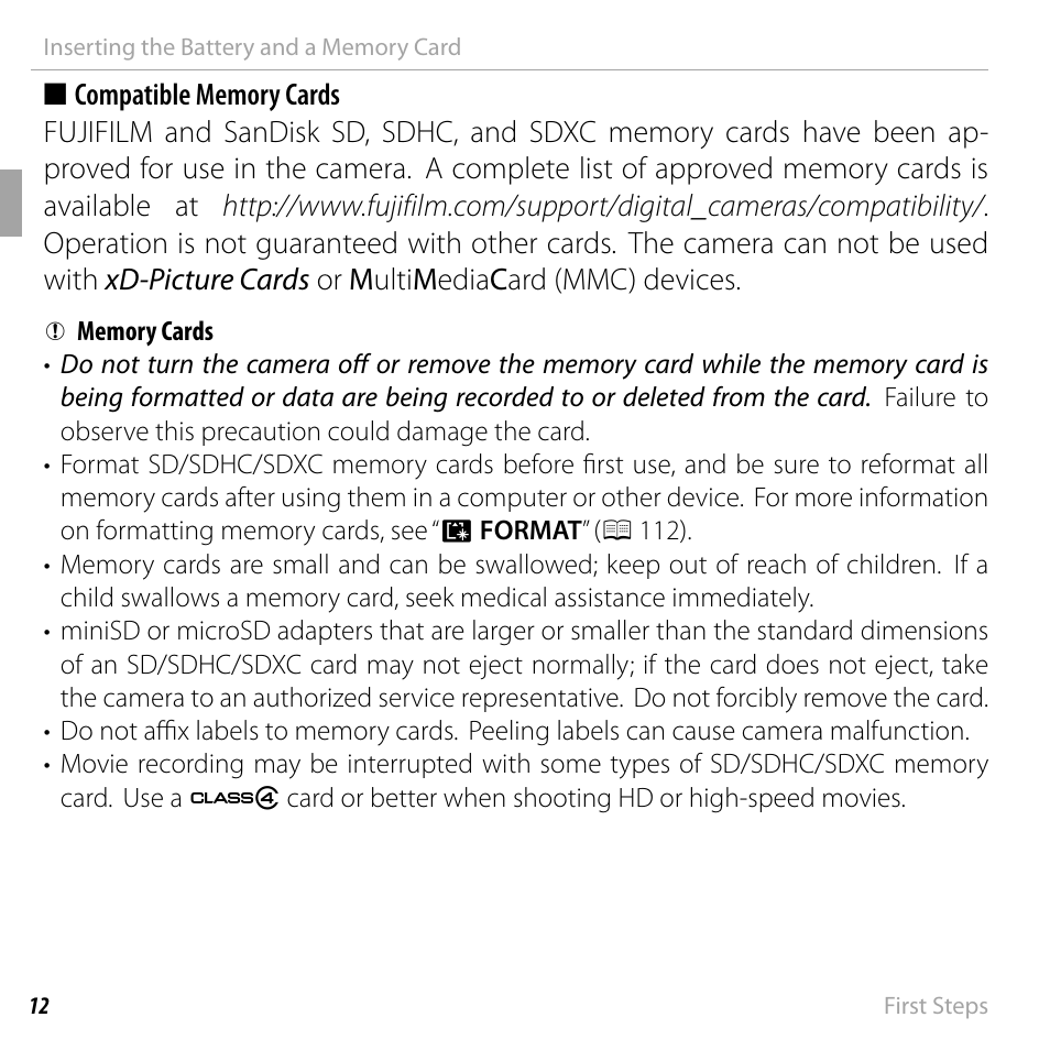 FujiFilm FinePix F750EXR User Manual | Page 30 / 164