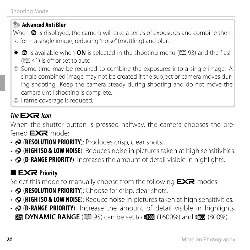 FujiFilm FinePix F750EXR User Manual | Page 42 / 164