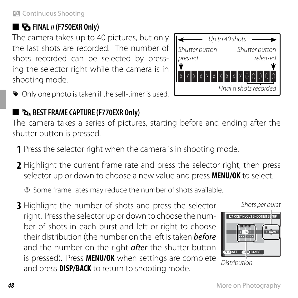 FujiFilm FinePix F750EXR User Manual | Page 66 / 164