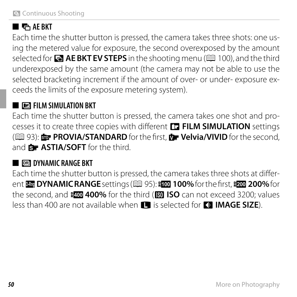 FujiFilm FinePix F750EXR User Manual | Page 68 / 164