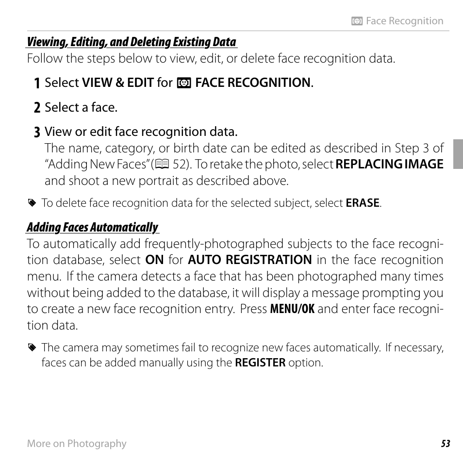 FujiFilm FinePix F750EXR User Manual | Page 71 / 164