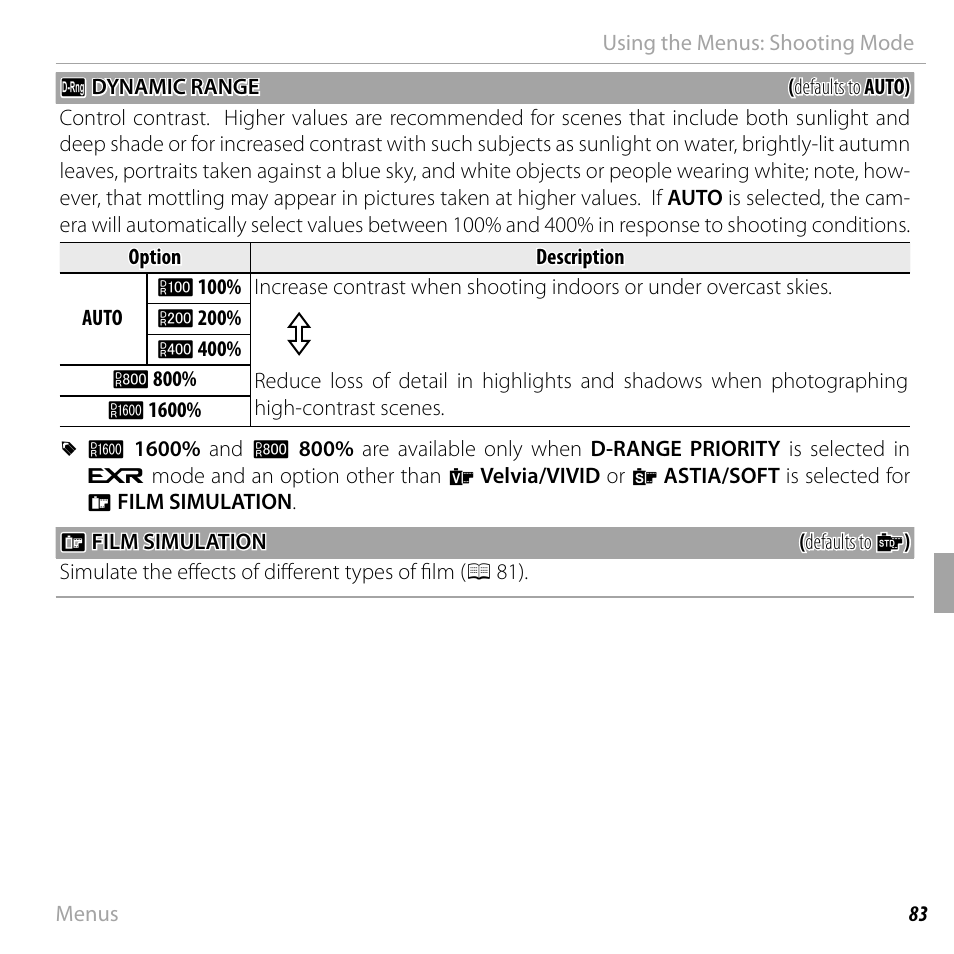 FujiFilm FinePix F550EXR User Manual | Page 101 / 151