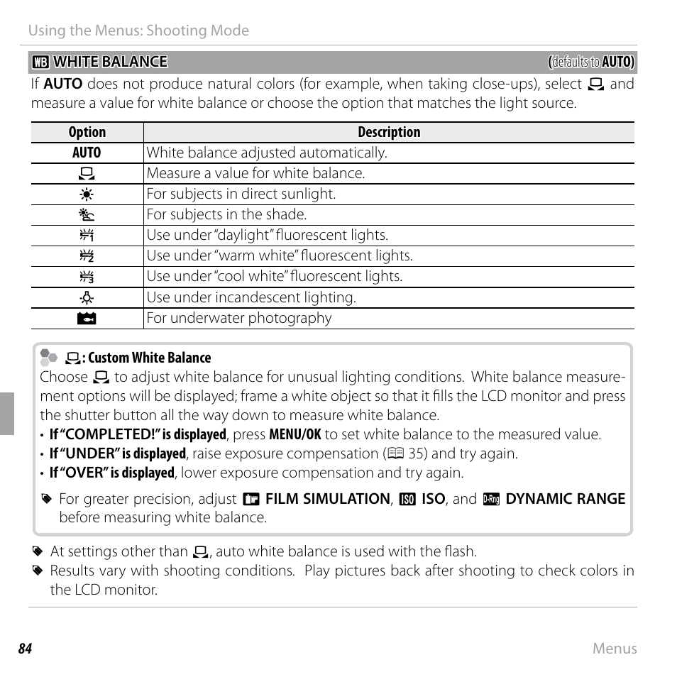 FujiFilm FinePix F550EXR User Manual | Page 102 / 151