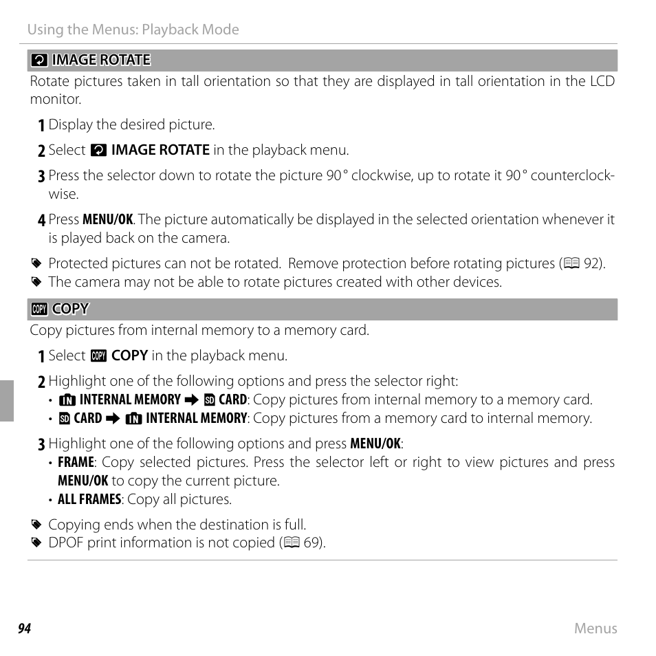 FujiFilm FinePix F550EXR User Manual | Page 112 / 151