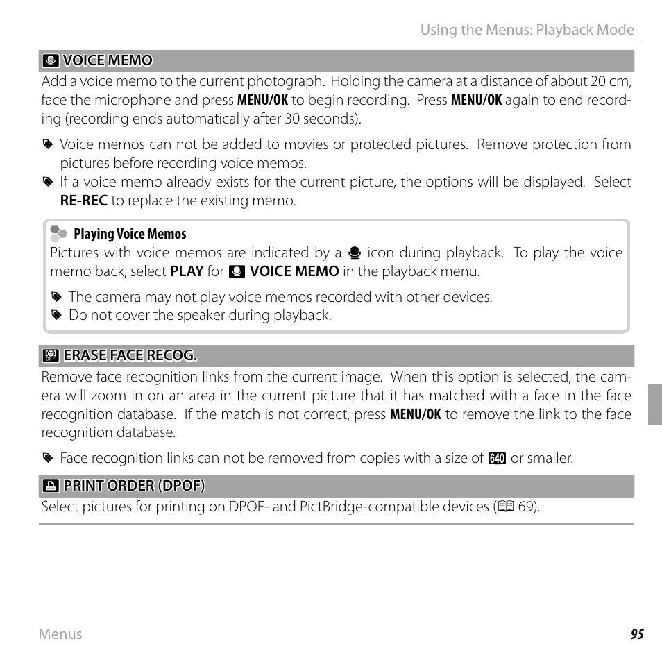 FujiFilm FinePix F550EXR User Manual | Page 113 / 151