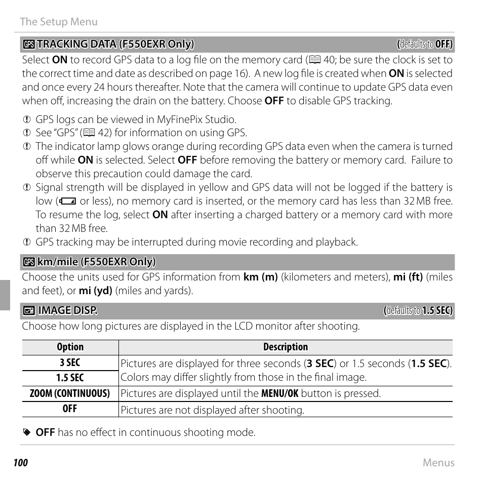 FujiFilm FinePix F550EXR User Manual | Page 118 / 151