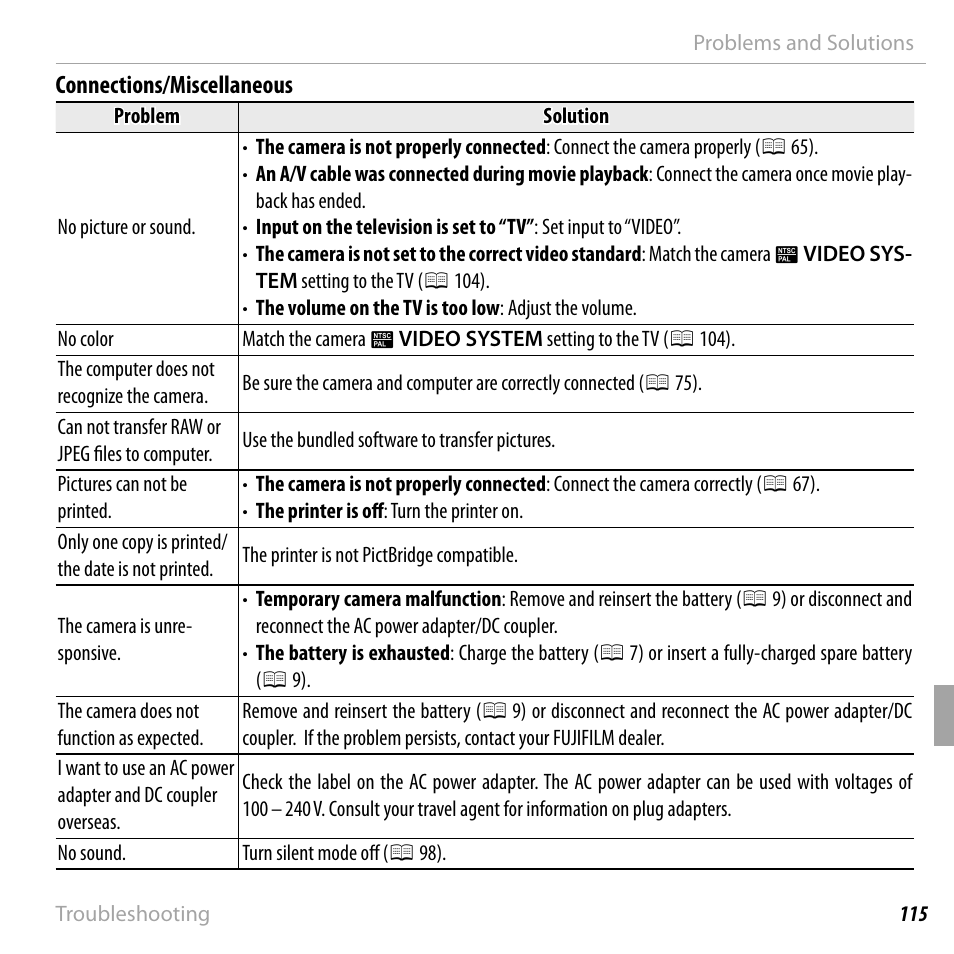 FujiFilm FinePix F550EXR User Manual | Page 133 / 151