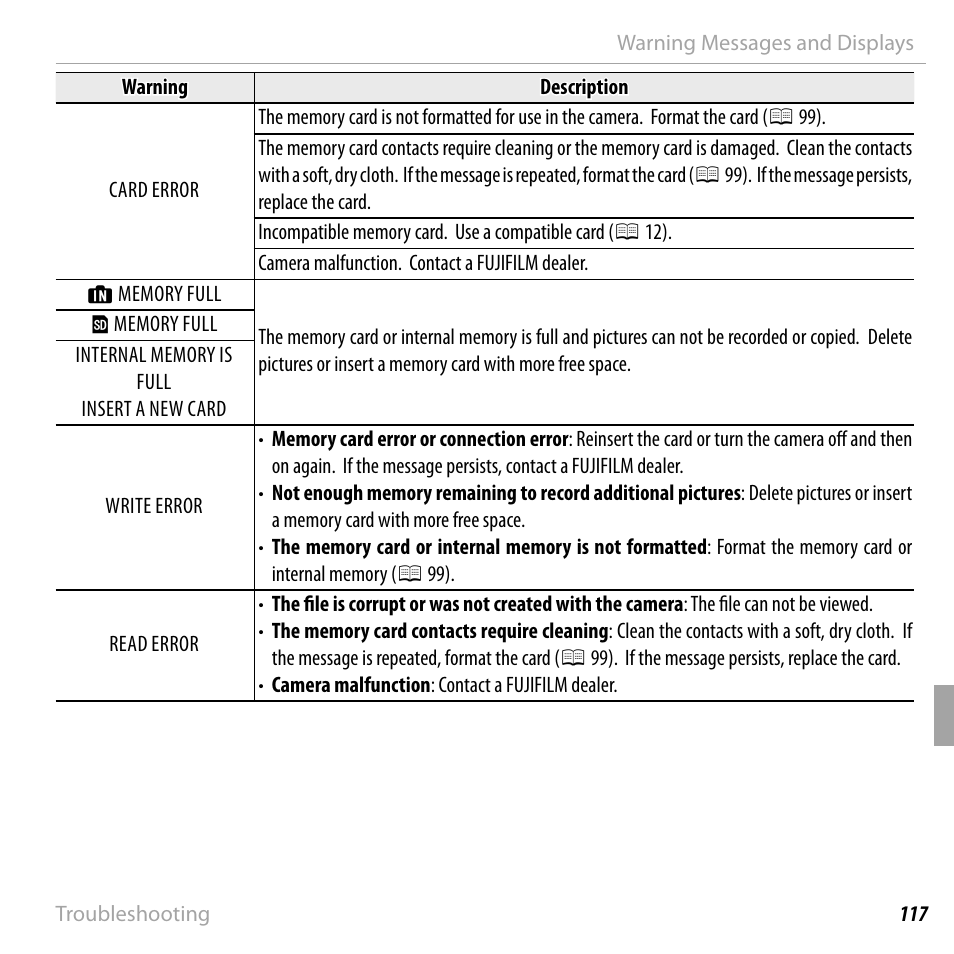 FujiFilm FinePix F550EXR User Manual | Page 135 / 151