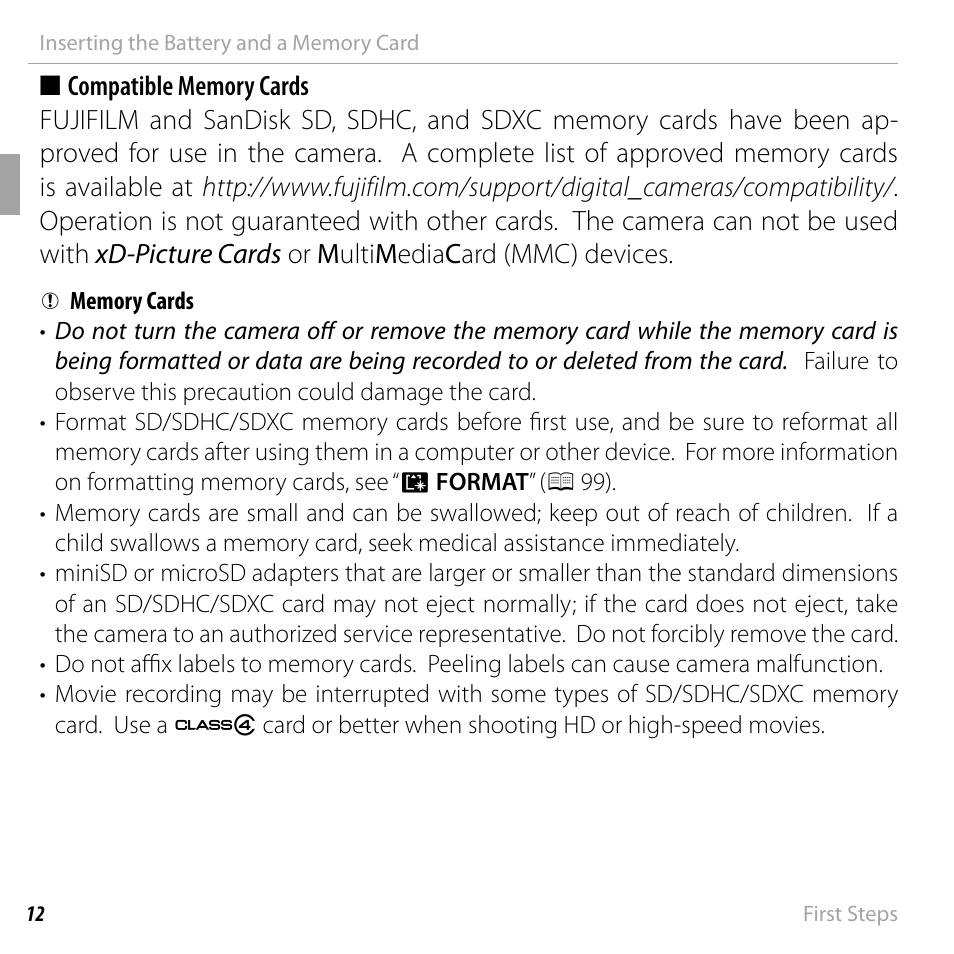 FujiFilm FinePix F550EXR User Manual | Page 30 / 151