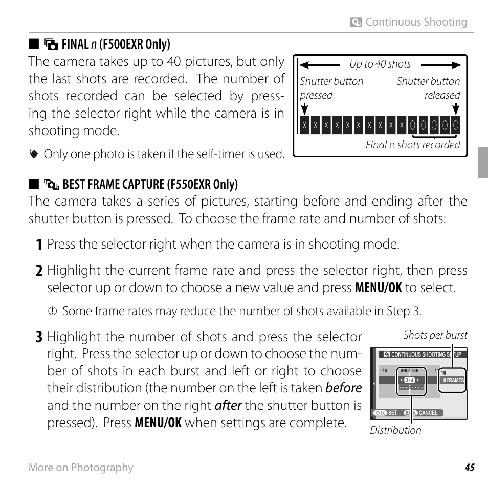 FujiFilm FinePix F550EXR User Manual | Page 63 / 151