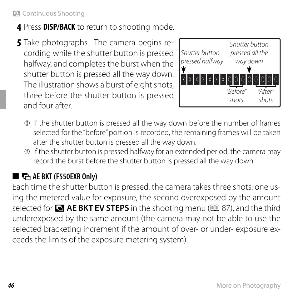 FujiFilm FinePix F550EXR User Manual | Page 64 / 151