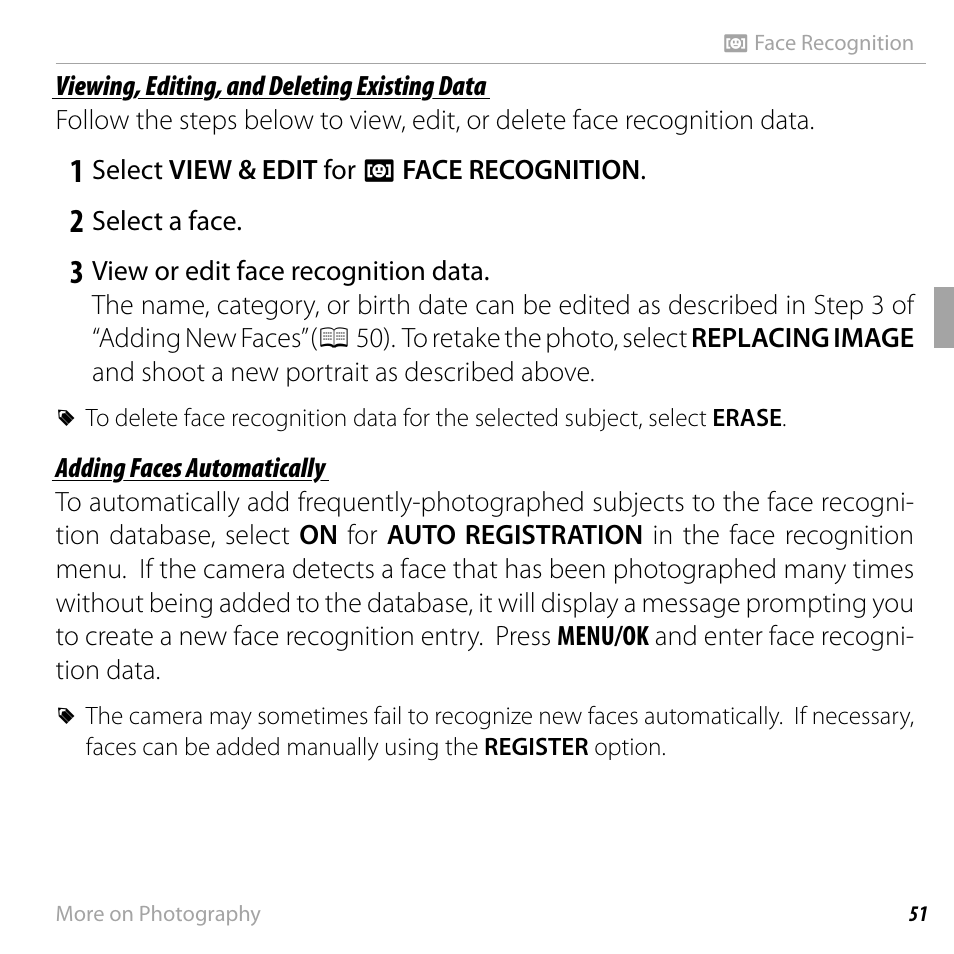 FujiFilm FinePix F550EXR User Manual | Page 69 / 151