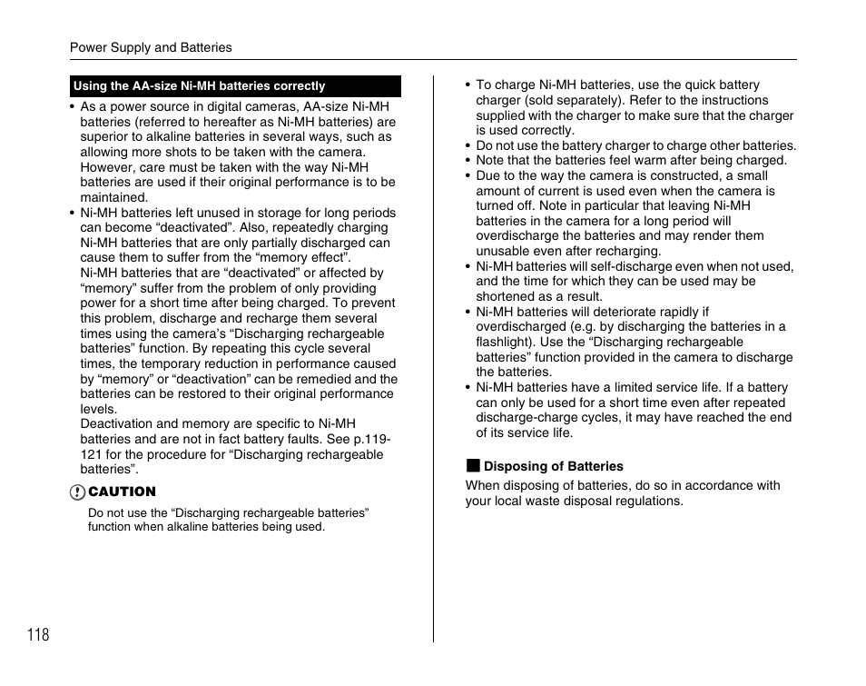 FujiFilm FinePix A800 User Manual | Page 118 / 164