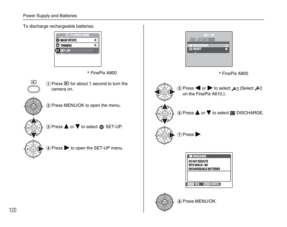 FujiFilm FinePix A800 User Manual | Page 120 / 164