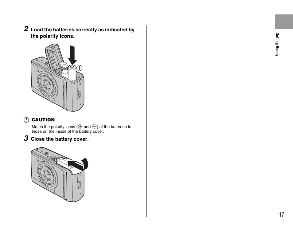 FujiFilm FinePix A800 User Manual | Page 17 / 164