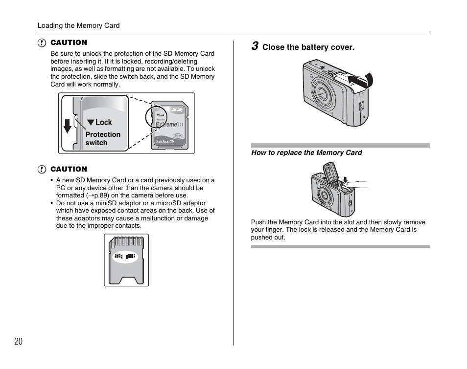 FujiFilm FinePix A800 User Manual | Page 20 / 164