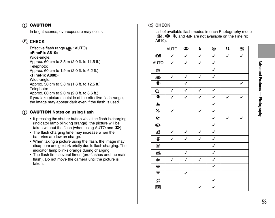 FujiFilm FinePix A800 User Manual | Page 53 / 164